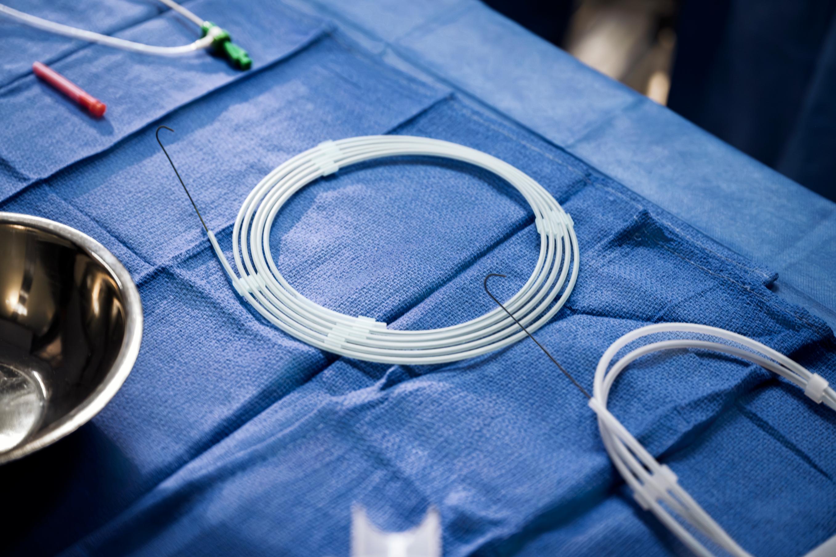 Surgical tools in a cath lab