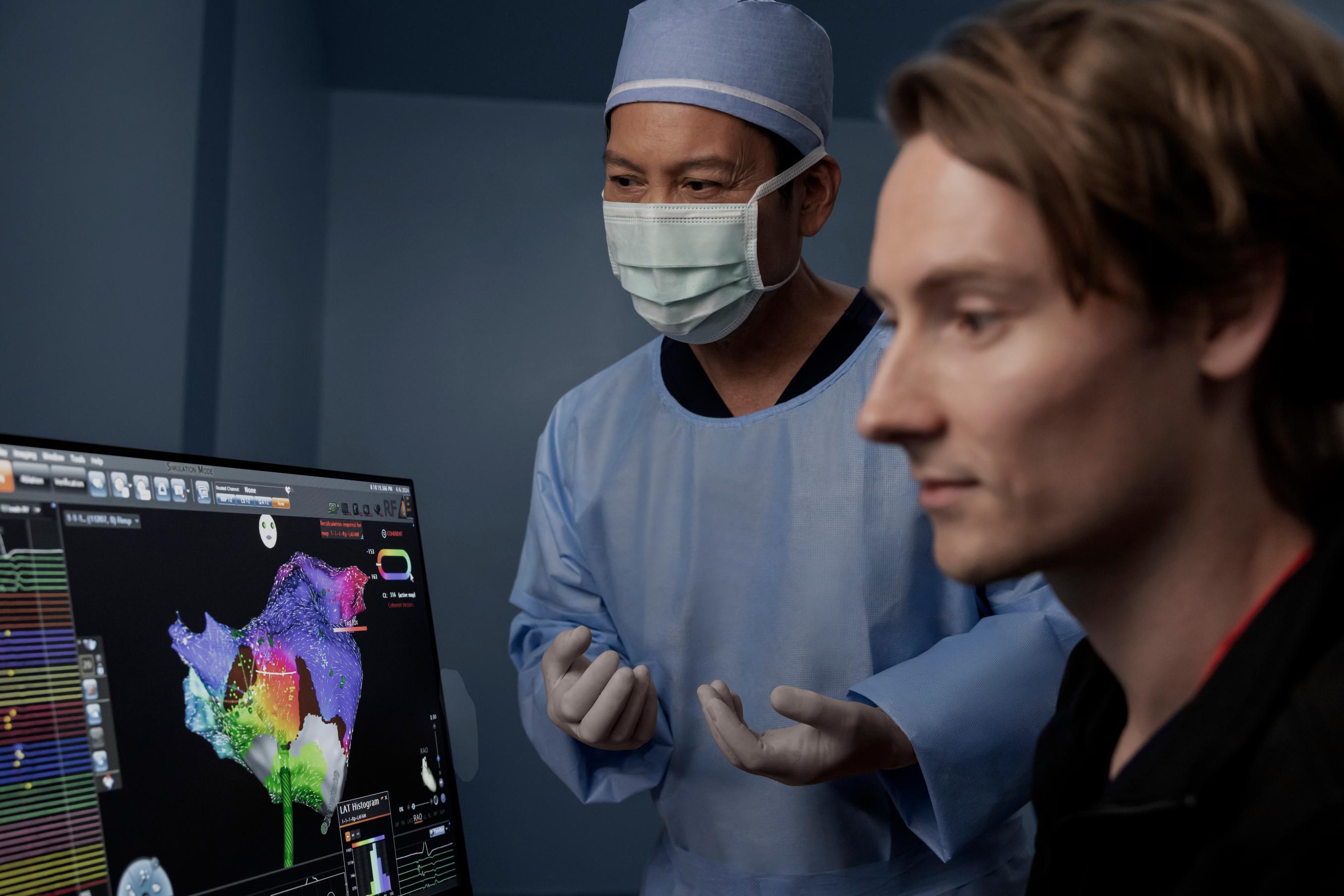 J&J colleagues collaborate on a surgical procedure