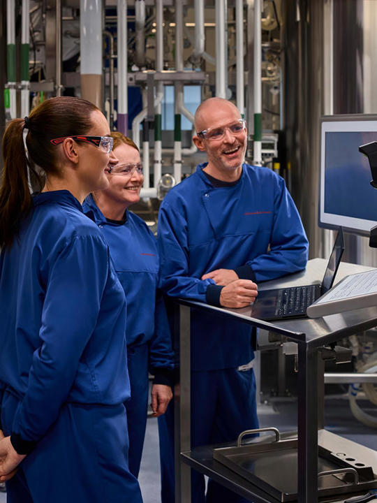 JnJ team at the cork facility
